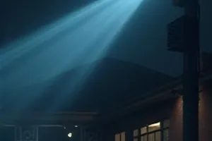 《孤岛信标》灯塔夜间光束扫海封面