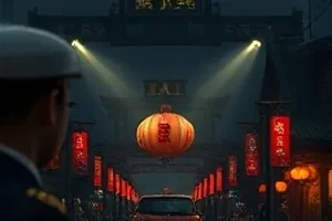 《暗河渡口》夜雾河道摆渡场景封面